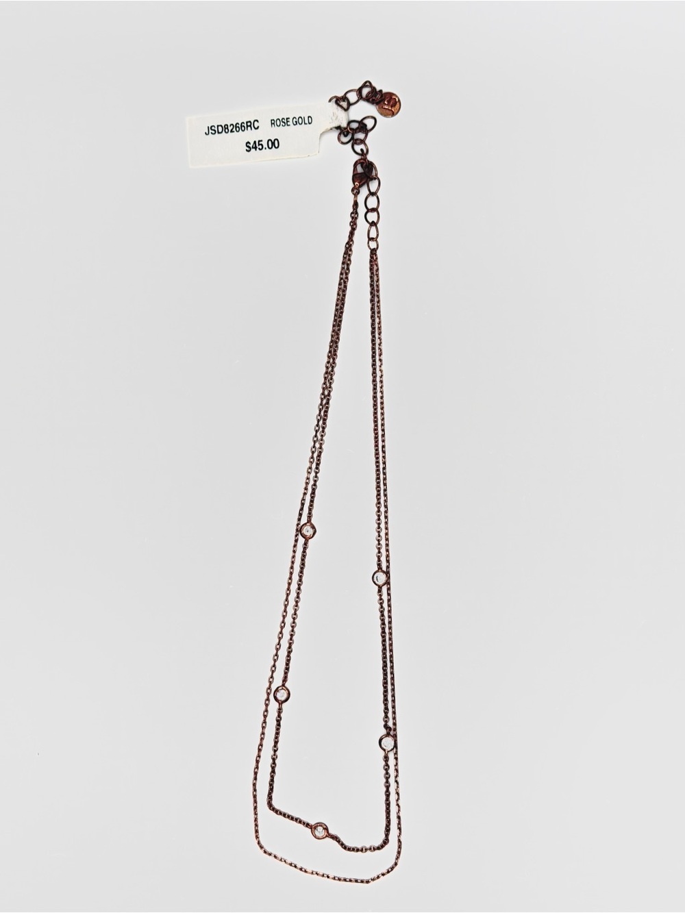 Delicate Rose Gold Layered Necklace